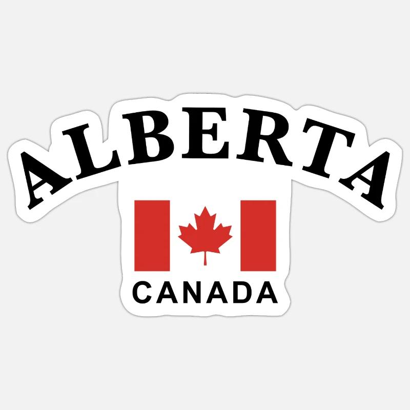 Alberta, Canada Sticker taille S (10 x 10 cm)