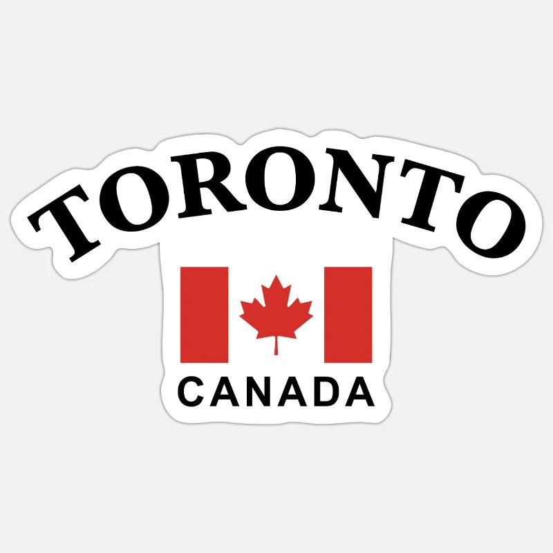 Toronto, Canada - Sticker size S (10 x 10 cm) - white matte