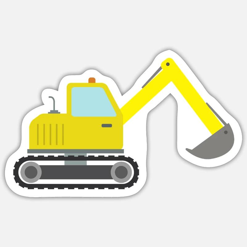 Bagger Sticker Größe S (10 x 10 cm)