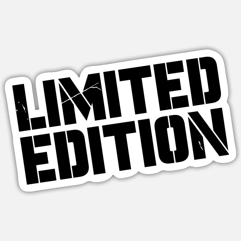 limited_edition - Sticker size S (10 x 10 cm) - white matte