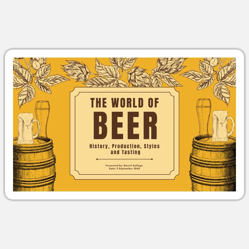 Liquid Welcome  - Sticker size S (10 x 10 cm) - white matte