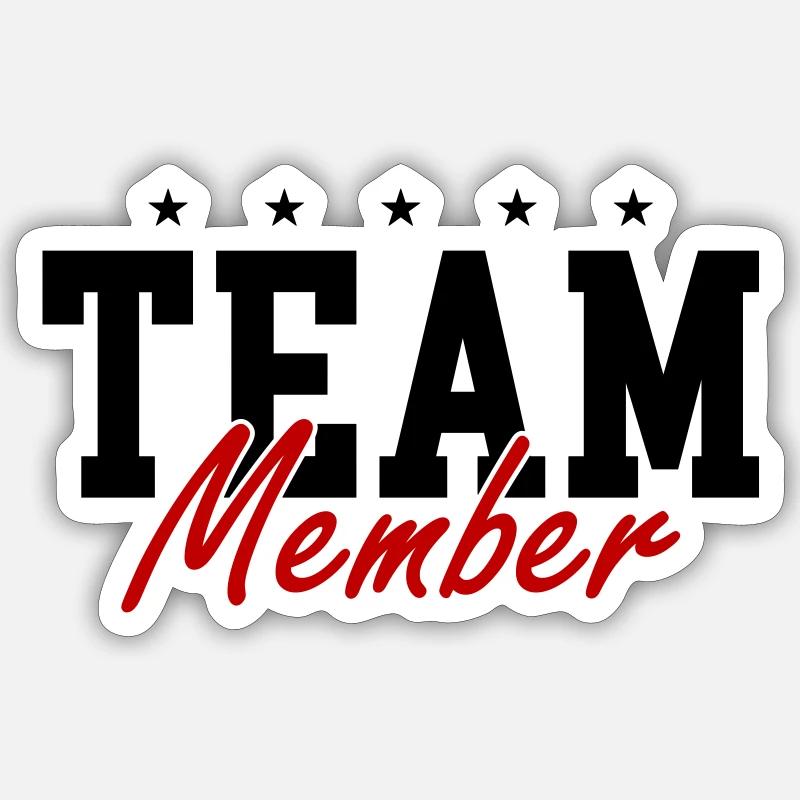 Équipier - Sticker taille S (10 x 10 cm) - blanc mat