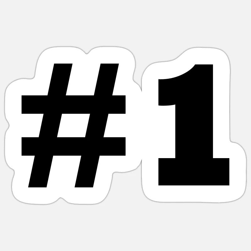 1 - Sticker taille S (10 x 10 cm) - blanc mat