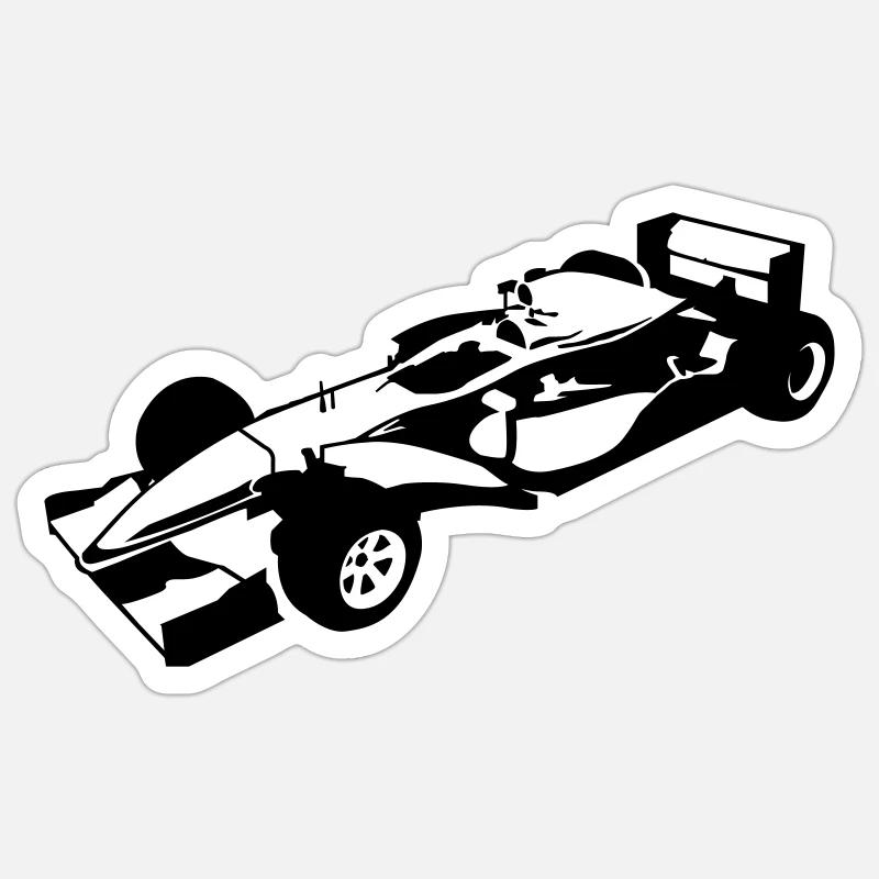 blockedTitle - Sticker Größe S (10 x 10 cm) - Mattweiß