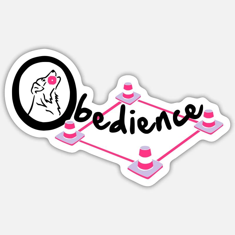 Obedience Sticker Größe S (10 x 10 cm)
