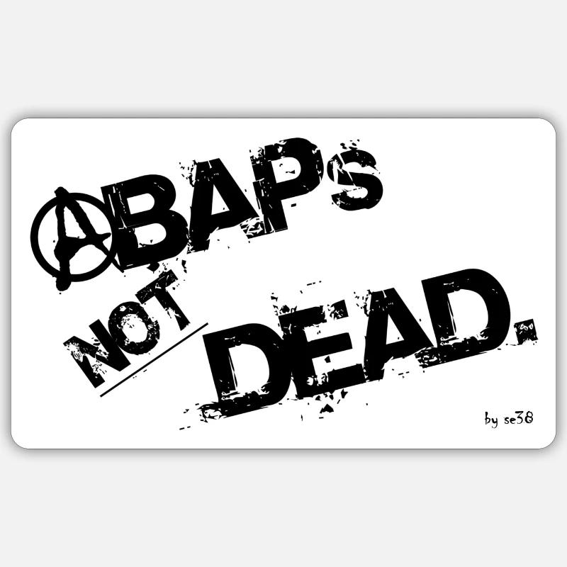 ABAPs NOT DEAD Sticker taille S (10 x 10 cm)