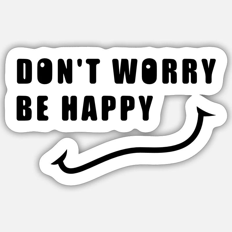 Sprüche - Sticker Größe S (10 x 10 cm) - Mattweiß