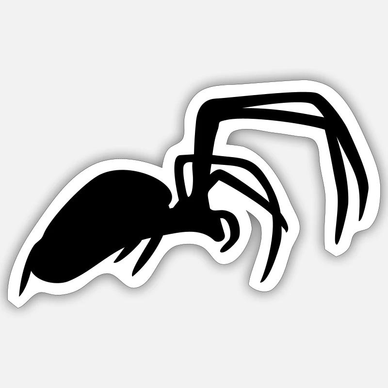 spider Sticker Größe S (10 x 10 cm)