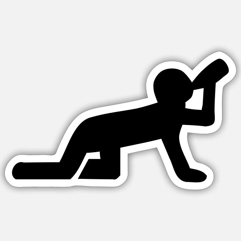 Sticker taille S (10 x 10 cm) - 