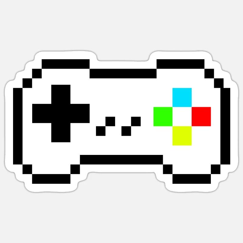 Controllo pixel Sticker formato S (10 x 10 cm)