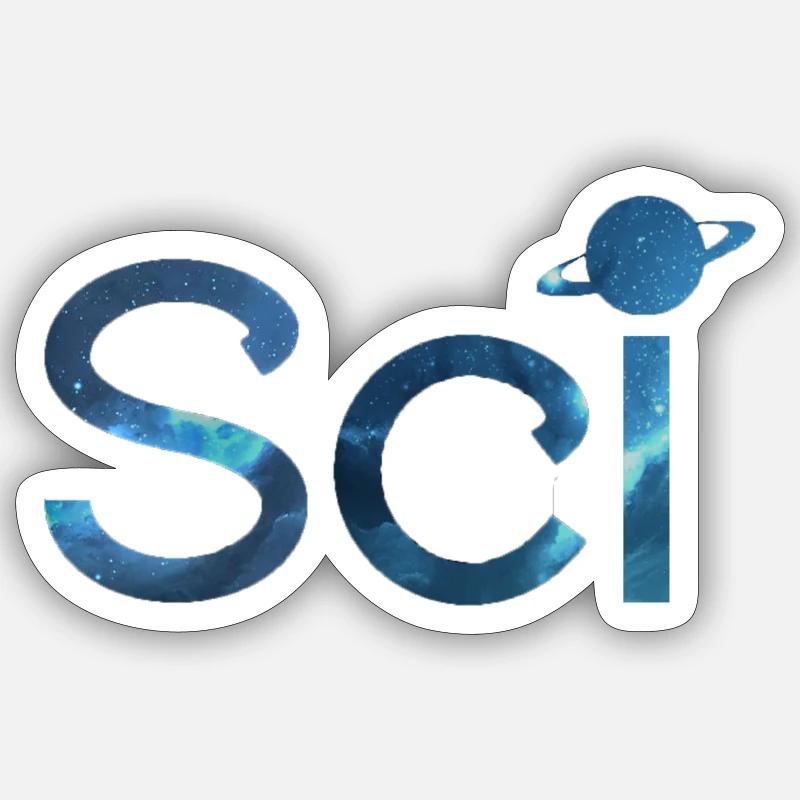 "Sci" Scicraft Server Merchandise Sticker Größe S (10 x 10 cm)