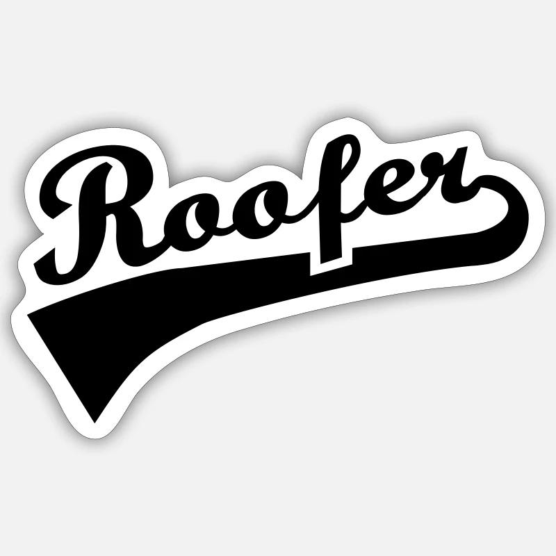 Roofer Sticker size S (10 x 10 cm)