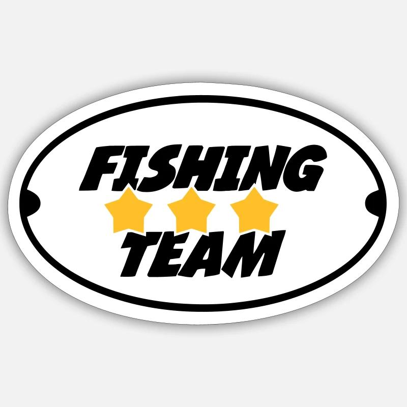 Fishing Team Sticker taille S (10 x 10 cm)