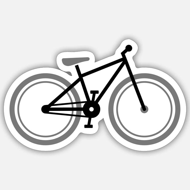 Vélo Sticker taille S (10 x 10 cm)