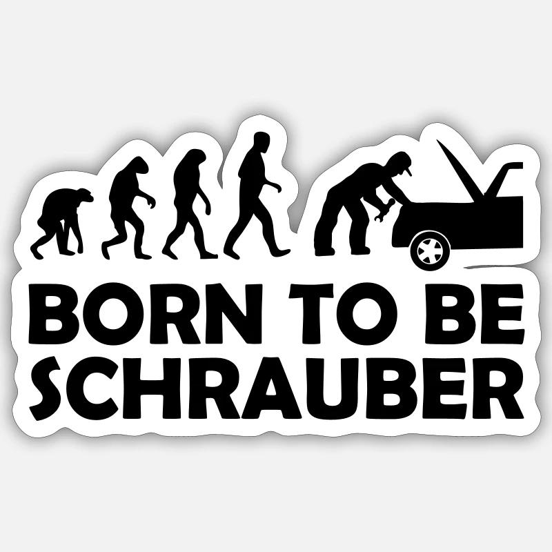 schrauber Sticker Größe S (10 x 10 cm)