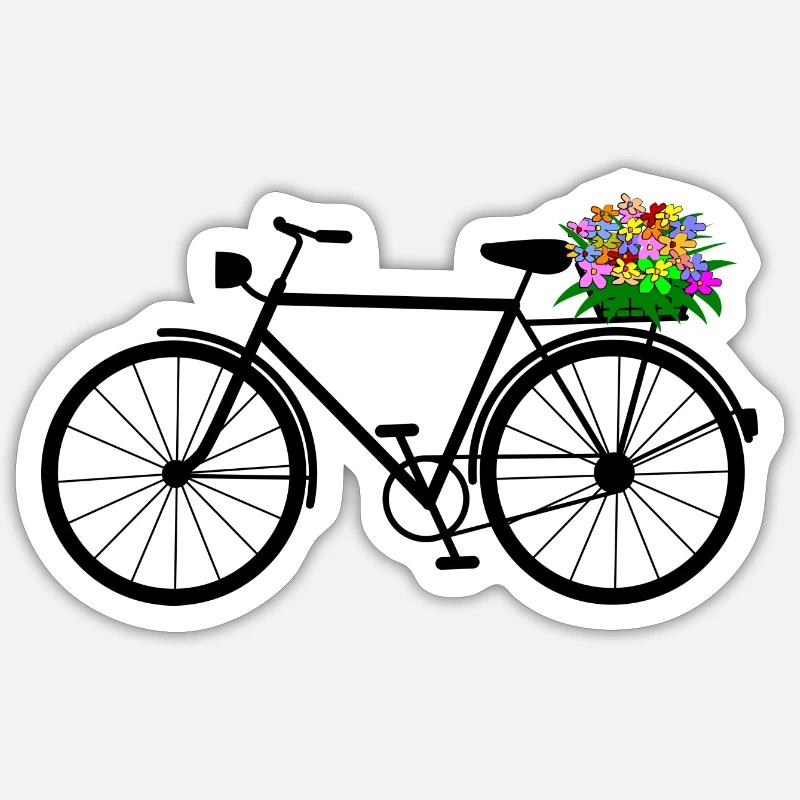 cycle Sticker size S (10 x 10 cm)
