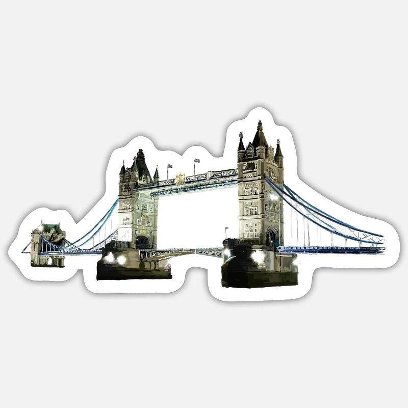 Tower Bridge Sticker size S (10 x 10 cm)