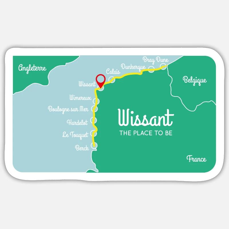 MAP WISSANT Sticker taille S (10 x 10 cm)