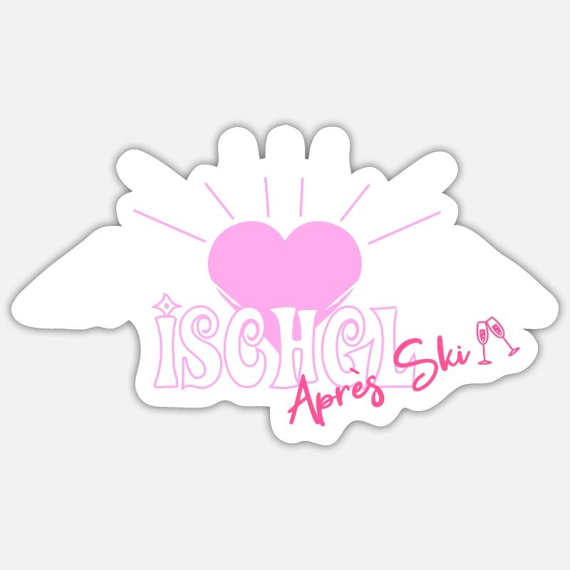 Ischgl Sticker Größe S (10 x 10 cm)