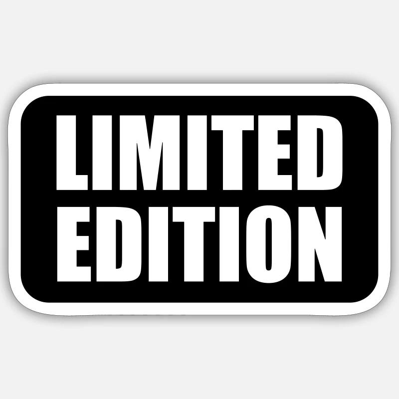 Limited Edition - Edition Limitée - Symbole - Sticker taille S (10 x 10 cm) - blanc mat
