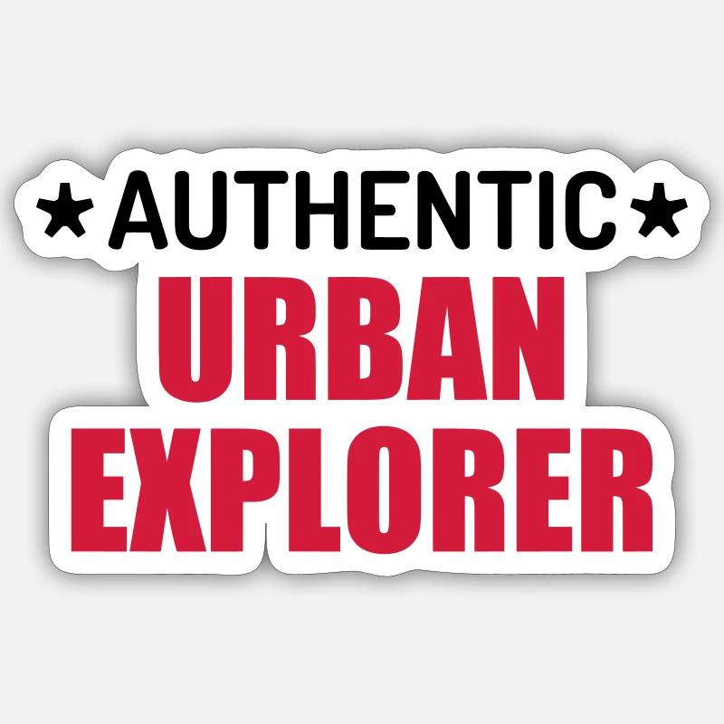 Urbex / Urban Exploration Explorer Cataphile Sticker Größe S (10 x 10 cm)