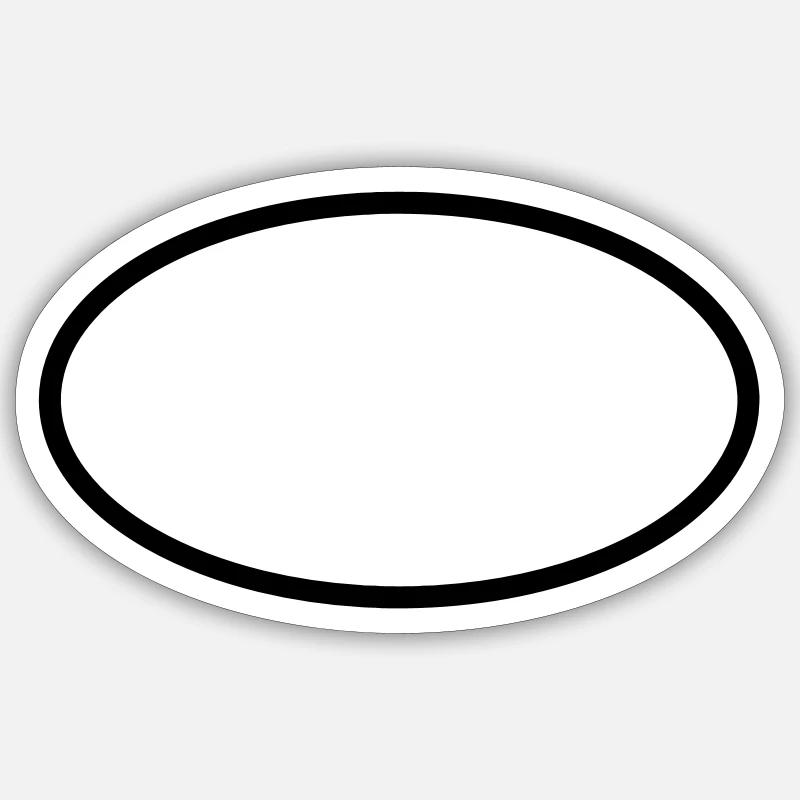Customize it ! / Anpassen / Personnaliser - Sticker size S (10 x 10 cm) - white matte