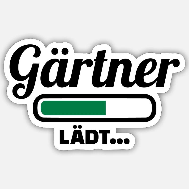 Gärtner Sticker Größe S (10 x 10 cm)