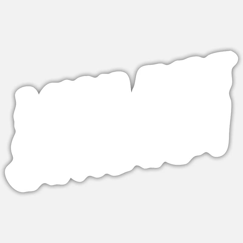 Ich spreche fließend Sarkasmus - Sticker Größe S (10 x 10 cm) - Mattweiß