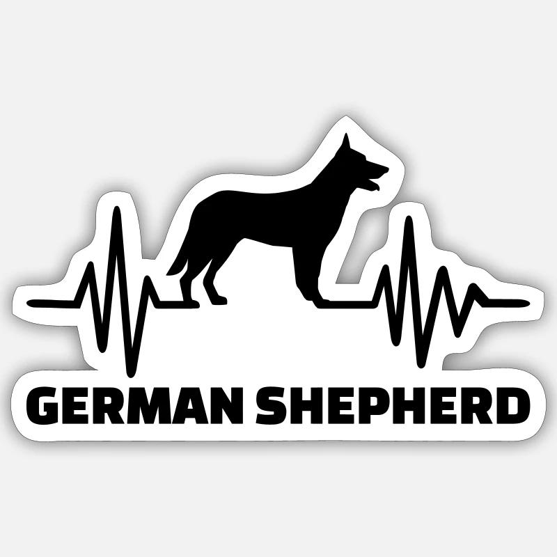 Berger - Sticker taille S (10 x 10 cm) - blanc mat