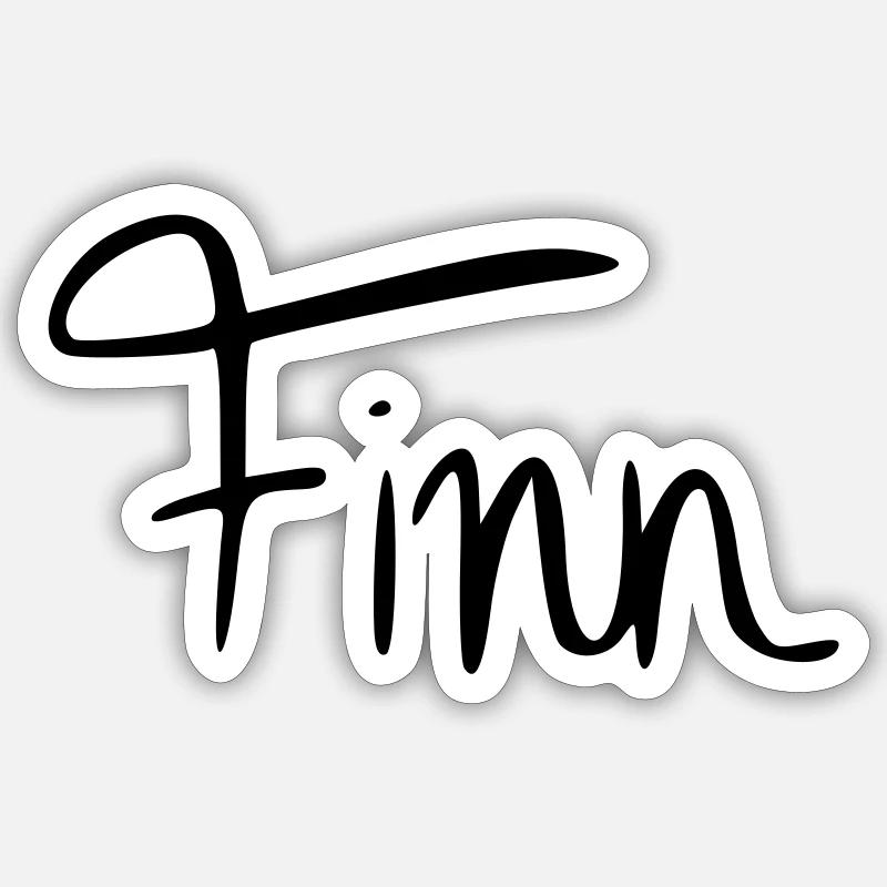 Finn Sticker size S (10 x 10 cm)