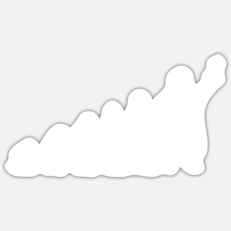 Entraîneur d'évolution de cadeau de volant de badminton Sticker taille S (10 x 10 cm)