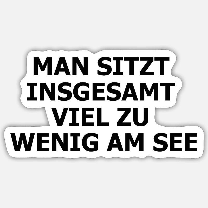 AM SEE Sticker Größe S (10 x 10 cm)