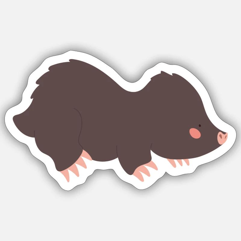 Mole Sticker size S (10 x 10 cm)
