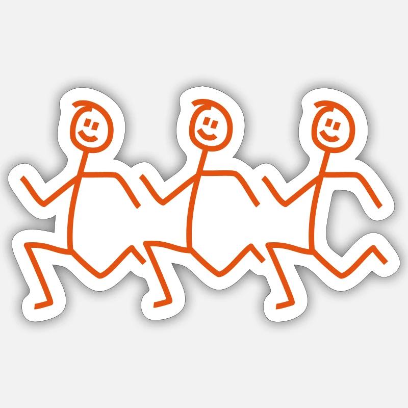 Sticker Größe S (10 x 10 cm) - 