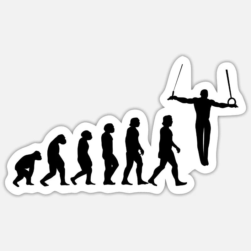 Evolution Turner Wrestling Cross Hang Iron Cross Sticker size S (10 x 10 cm)