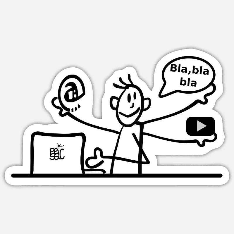 Sticker Größe S (10 x 10 cm) - 