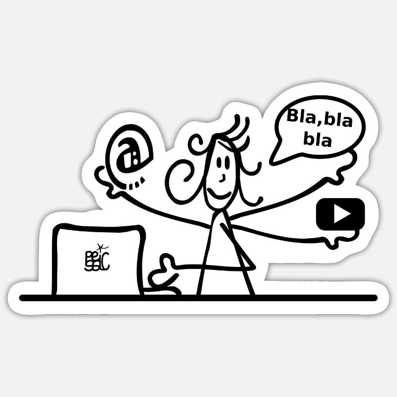 Sticker Größe S (10 x 10 cm) - 