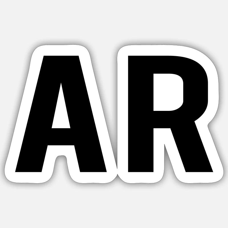 AR / PAAR Pärchen Sticker Größe S (10 x 10 cm)