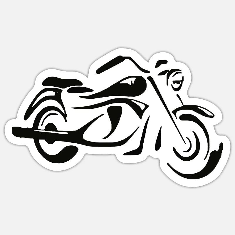 Chopper Sticker Größe S (10 x 10 cm)