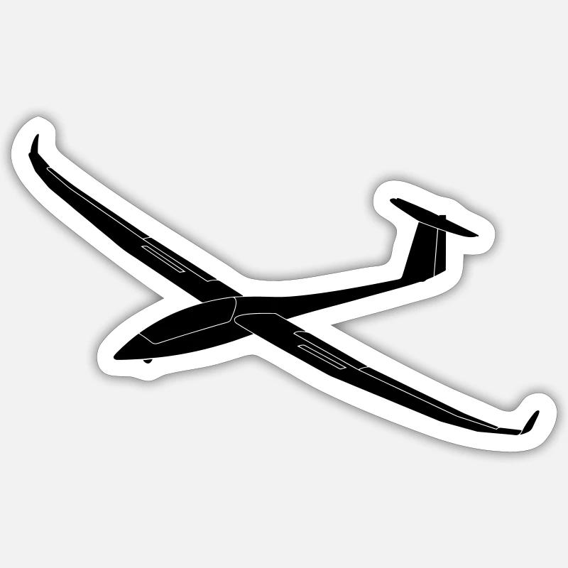 discus xl glider glider glider glider Sticker size S (10 x 10 cm)