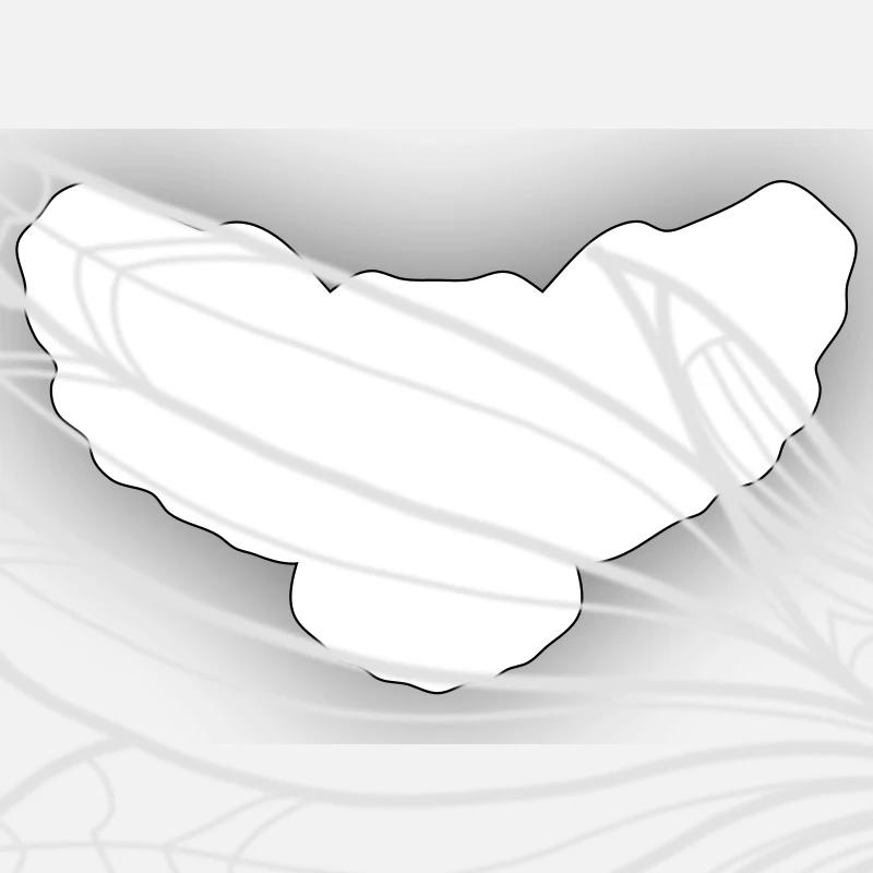 Eule - Sticker Größe S (10 x 10 cm) - Mattweiß