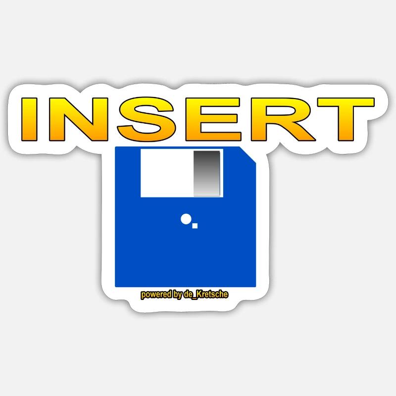 Inser Disk Sticker size S (10 x 10 cm)