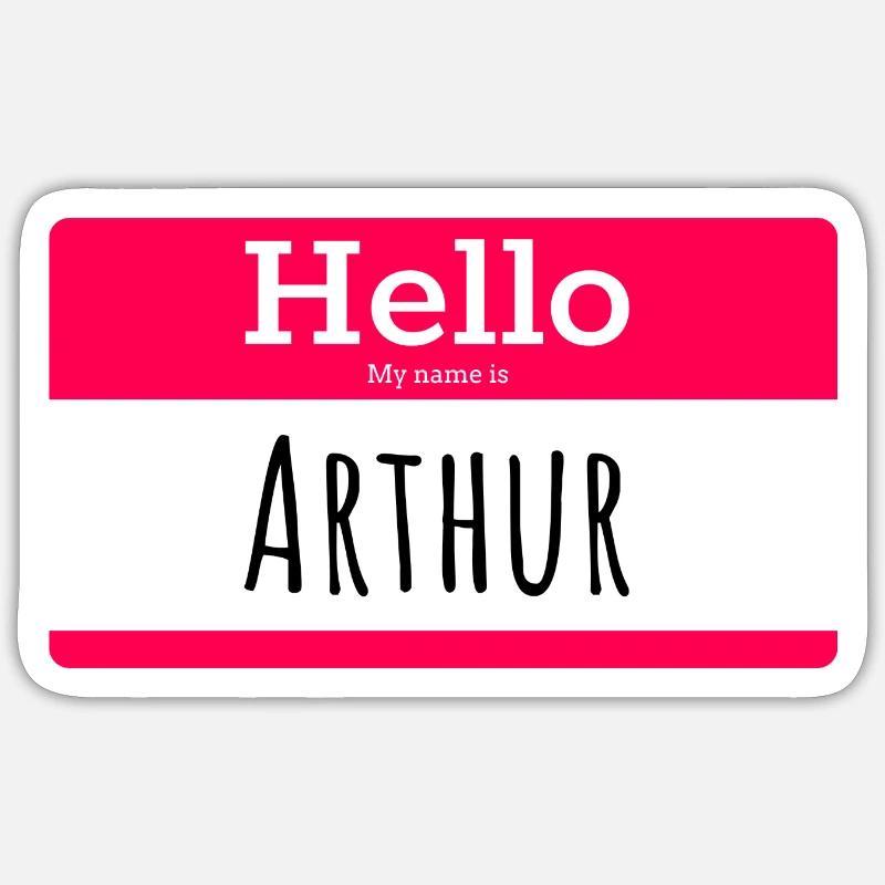 Arthur Sticker size S (10 x 10 cm)