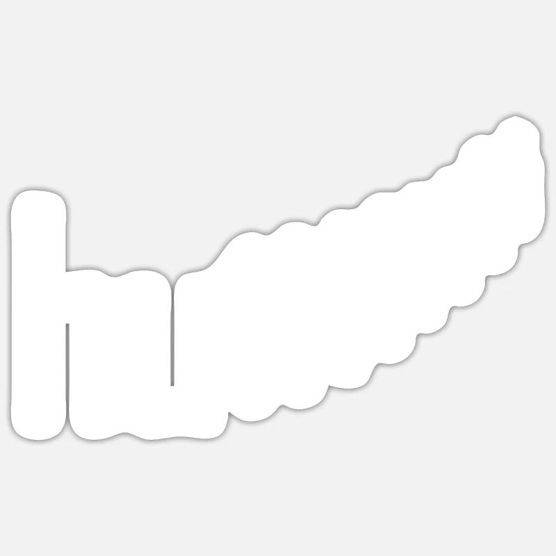Rollercoaster Roller Coaster - Sticker size S (10 x 10 cm) - white matte