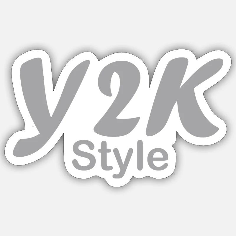 Y2k style 2000 Sticker taille S (10 x 10 cm)