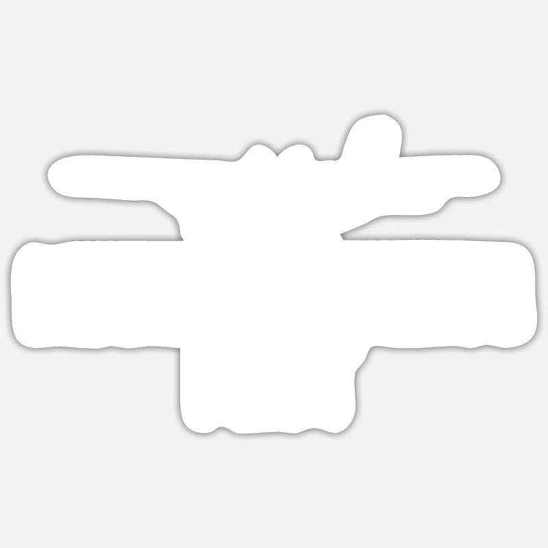 Modellflugzeug Pilot Sticker Größe S (10 x 10 cm)