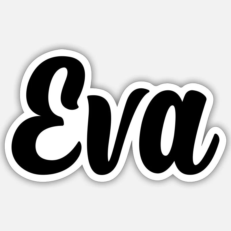Eva Sticker Größe S (10 x 10 cm)