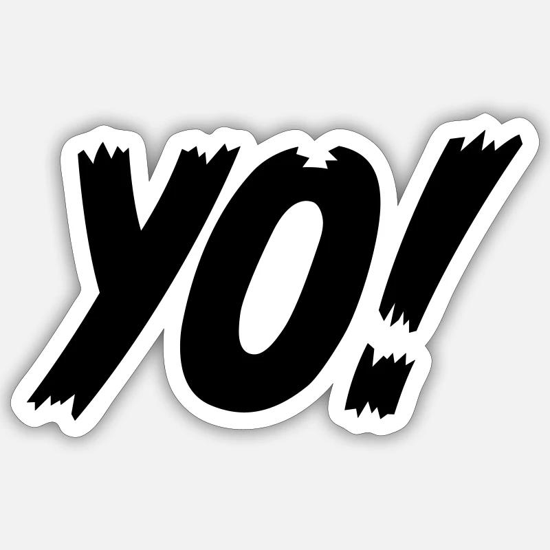 SALUT! Sticker taille S (10 x 10 cm)