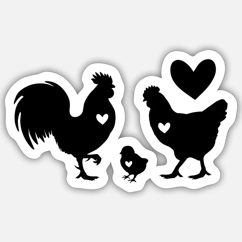 Sticker Größe S (10 x 10 cm) - 