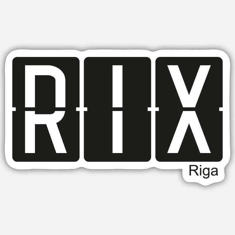 Riga Sticker taille S (10 x 10 cm)